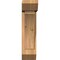 Ekena Millwork Thorton Slat Smooth Bracket w/ Offset Brace, Western Red Cedar, 5 1/2"W x 14"D x 22"H BKT0604X14X22THR06SWR - alternate 3